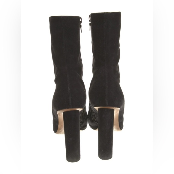 Dries Van Noten Suede Side-Zip Boots - Picture 3 of 8